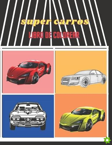 super carros Libro de colorear