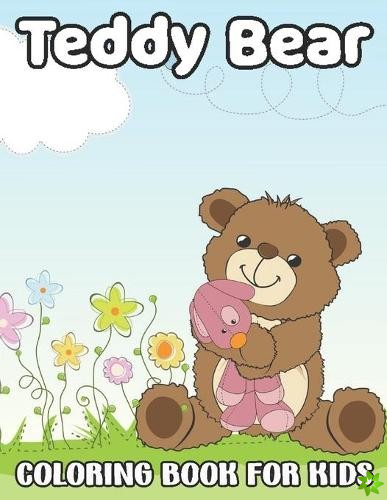 Teddy Bear Coloring Book For Kids