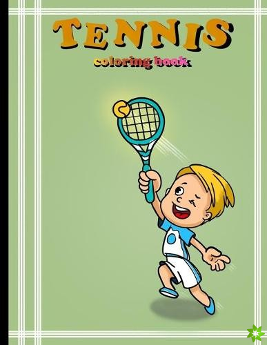 tennis coloring book