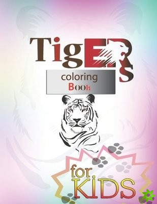 Tigers coloring book for kids