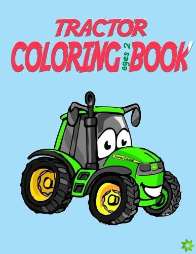 Tractor coloring book age 2