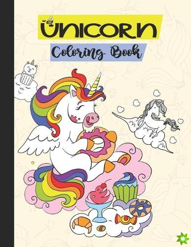 Unicorn coloring book & Activity book