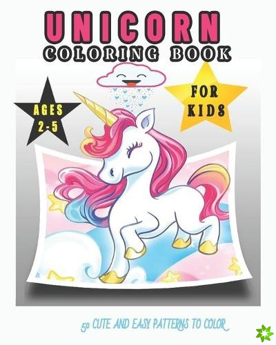 unicorn coloring book for kids ages 2-5