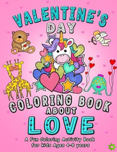 Valentine's Day Coloring Book About Love