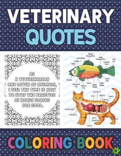 Veterinary Quotes Coloring Book
