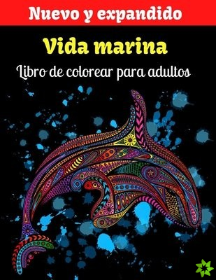 Vida marina Libro de colorear para adultos