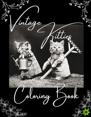 Vintage Kitties Coloring Book