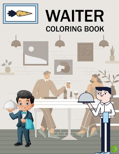 Waiter Coloring Book