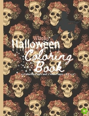 Witchy Halloween Coloring Book