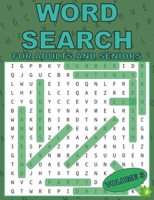 Word Search For Adults and Seniors