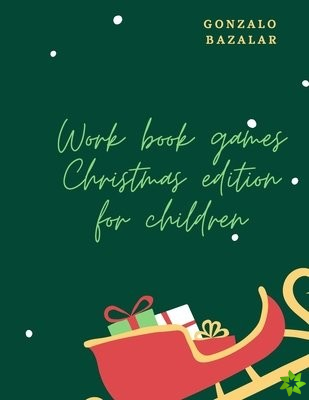 Work book games Christmas edition for children