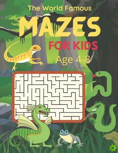 World Famous Mazes book for kids