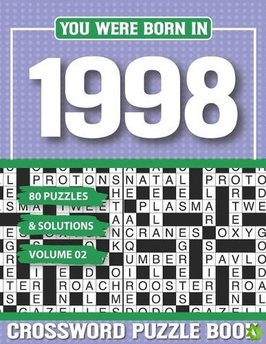 You Were Born In 1998 Crossword Puzzle Book