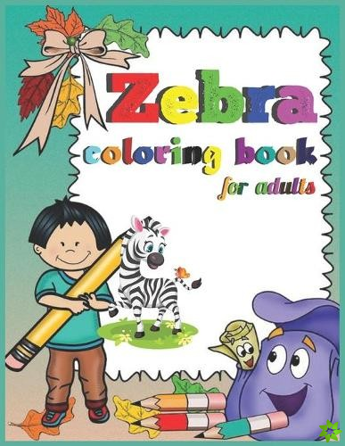 zebra coloring book for adults