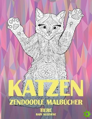 Zendoodle Malbucher - Baby Nutztiere - Tiere - Katzen