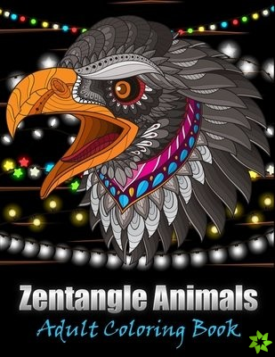 Zentangle animals adult coloring book