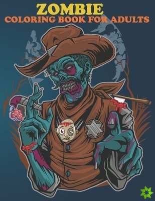 Zombie coloring book for adults