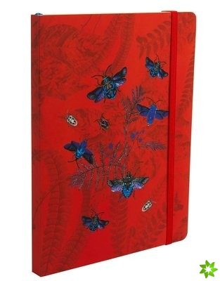 Art of Nature: Flight of Beetles Notebook with Elastic Band