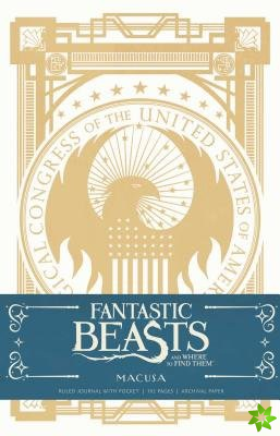 Fantastic Beasts and Where to Find them: MACUSA Hardcover Ruled Journal