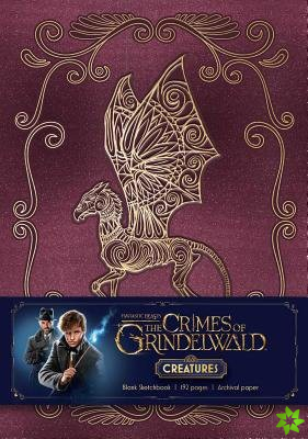 Fantastic Beasts: The Crimes of Grindelwald: Magical Creatures Hardcover Blank Sketchbook