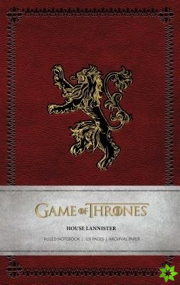 Game of Thrones: House Lannister Ruled Notebook