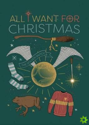 Harry Potter: All I Want For Christmas Embellished Card