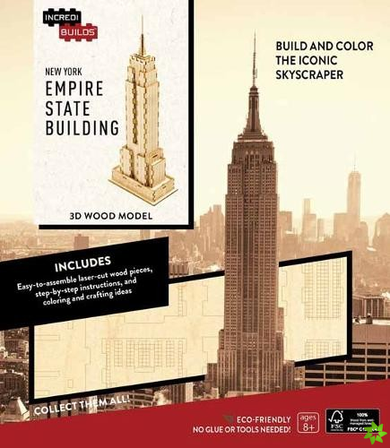 IncrediBuilds: New York: Empire State Building 3D Wood Model