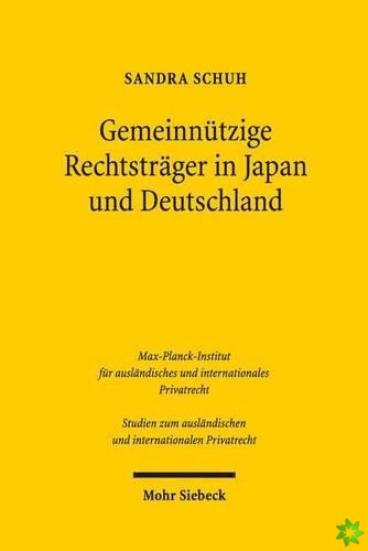 Gemeinnutzige Rechtstrager in Japan und Deutschland