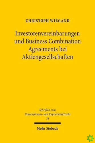 Investorenvereinbarungen und Business Combination Agreements bei Aktiengesellschaften