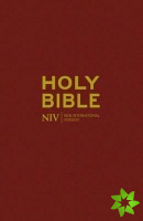 NIV Popular Burgundy Hardback Bible