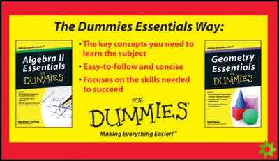 Algebra II & Geometry Essentials for Dummies Bundle