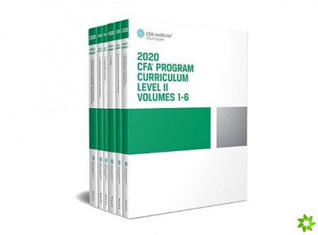 CFA Program Curriculum 2020 Level II, Volumes 1-6 Box Set