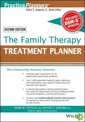 Family Therapy Treatment Planner, with DSM-5 Updates, 2nd Edition