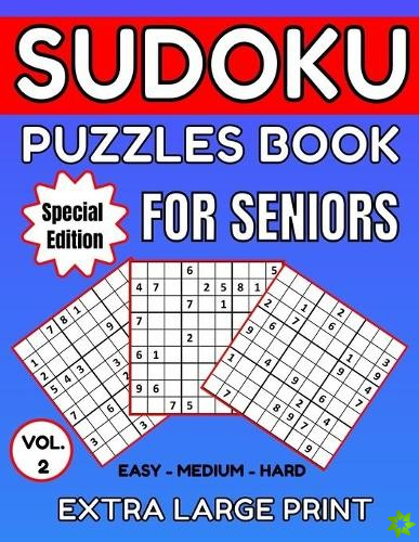 Sudoku Puzzles For Elderly People - VOL. 2 - Large Print