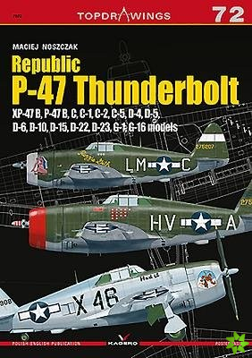 Republic P-47 Thunderbolt Xp-47b, B, C, D, G