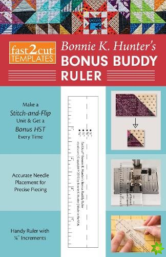 fast2cut® Bonnie K. Hunters Bonus Buddy Ruler