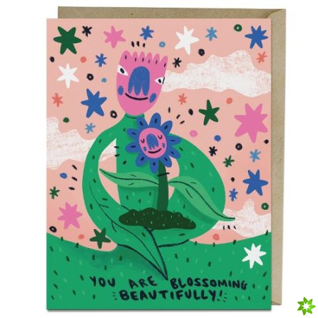 6 Pack Barry Lee for Em & Friends Blossoming Beautifully Encouragement Card