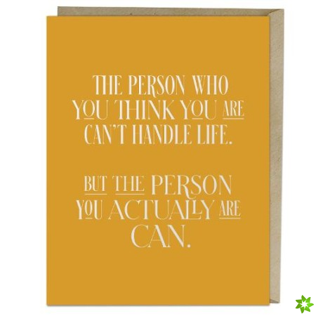 6-Pack Elizabeth Gilbert for Em & Friends The Person You Actually Are Card