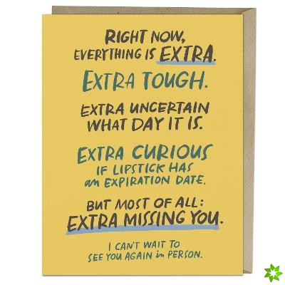 6-Pack Em & Friends Extra Missing You Greeting Cards