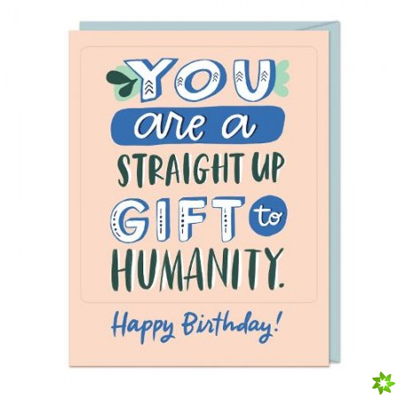 6-Pack Em & Friends Gift to Humanity - Birthday Sticker Cards