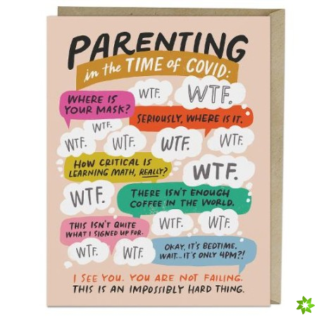 6-Pack Em & Friends Parenting in the Time of Covid Greeting Cards