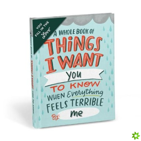 Em & Friends Feel Terrible Book Fill in the Love Fill-in-the-Blank Book & Gift Journal
