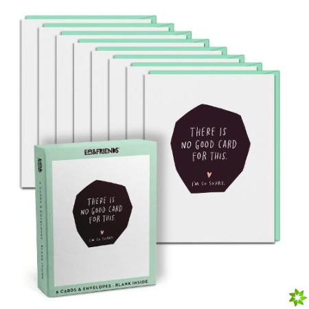 Em & Friends No Good Card For This Boxed Greeting Cards, Box of 8 Single Empathy Cards