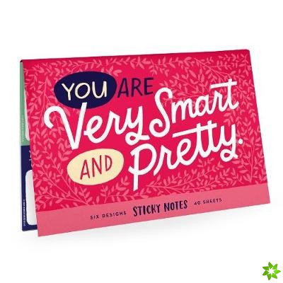 Em & Friends You Are Very Smart and Pretty Sticky Note Packet