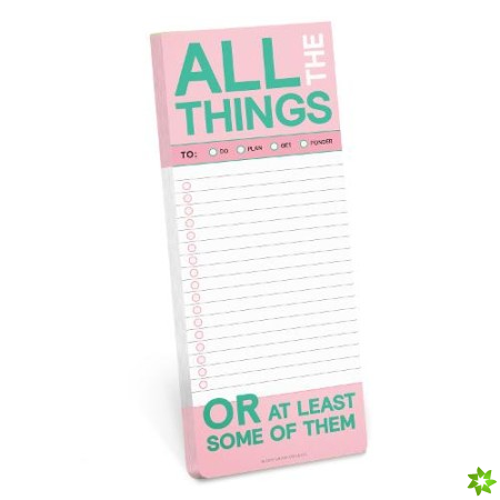 Knock Knock All The Things Make-a-List Pads