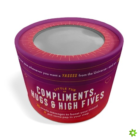Knock Knock Compliments, Hugs & High Fives Oracle Tub