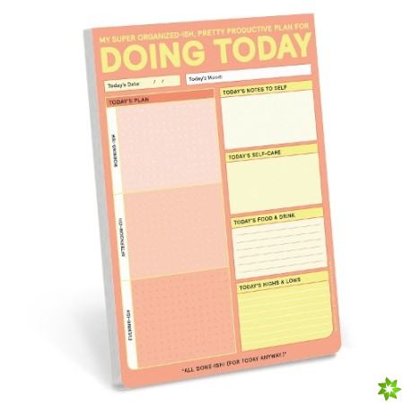Knock Knock Doing Today Notepads (Pastel)
