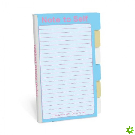 Knock Knock Note to Self Tabbed Sticky Notes