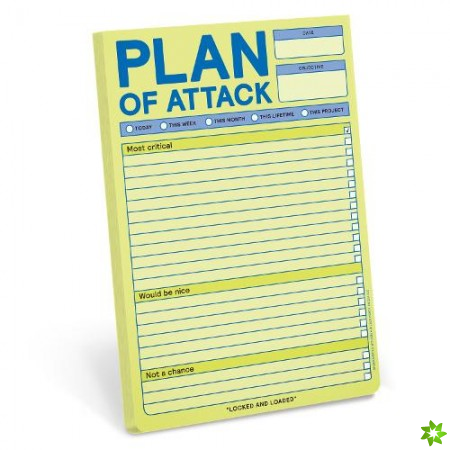 Knock Knock Plan of Attack Classic Pad (Pastel Edition)