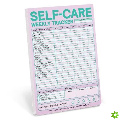 Knock Knock Self-Care Weekly Tracker Pad (Pastel Version)